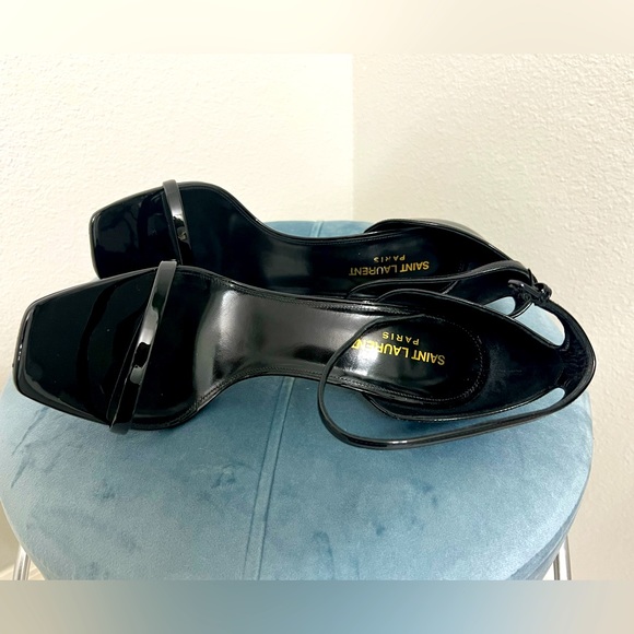 AUTHENTIC SAINT LAURENT OPYUM SANDALS IN PATENT LEATHER!! SZ: EU 41 - Picture 8 of 8